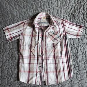 Boys button up collared top